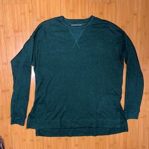 XS Green American Eagle Sweater